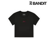 Buy Bandit Women Vituccia Cropped Performance Tee - Black for running in Singapore - Running Lab SG