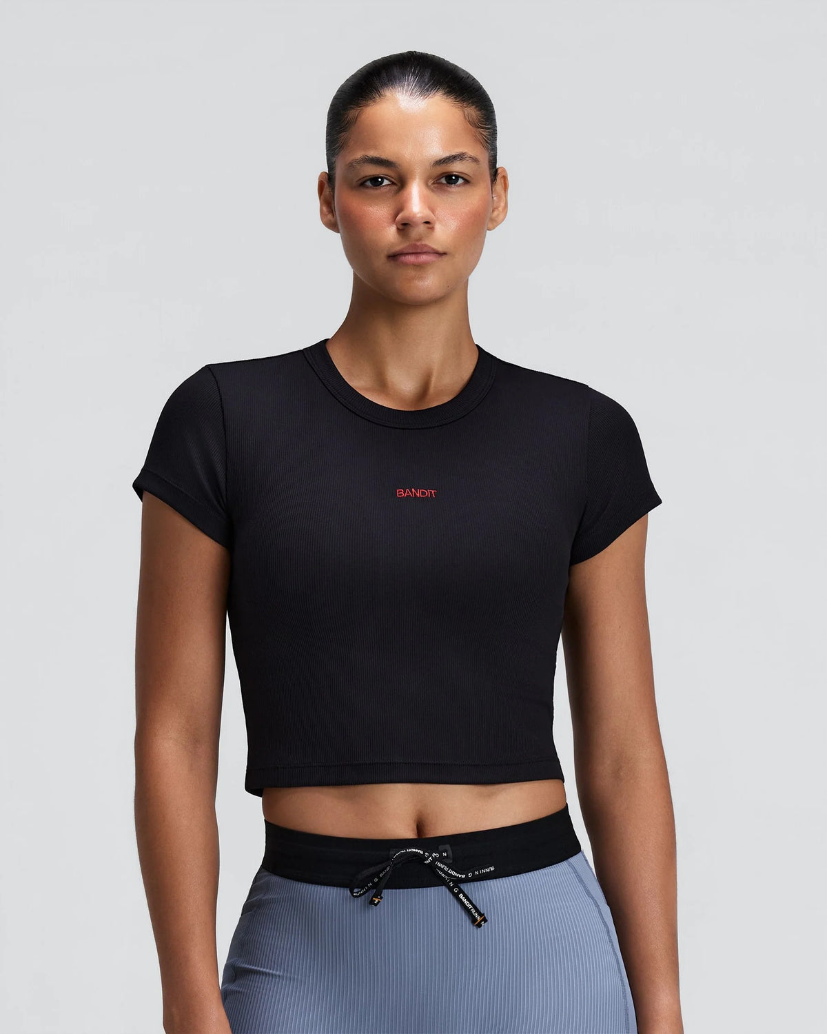 Buy Bandit Women Vituccia Cropped Performance Tee - Black for running in Singapore - Running Lab SG