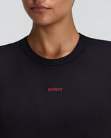 Buy Bandit Women Vituccia Cropped Performance Tee - Black for running in Singapore - Running Lab SG