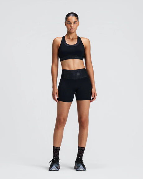Bandit Women Stamina-V Threshold 5" High Waist Compression Shorts - Black