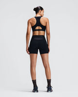 Buy Bandit Women Stamina-V Threshold 5" High Waist Compression Shorts - Black for running in Singapore - Running Lab SG