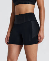 Buy Bandit Women Stamina-V Threshold 5" High Waist Compression Shorts - Black for running in Singapore - Running Lab SG