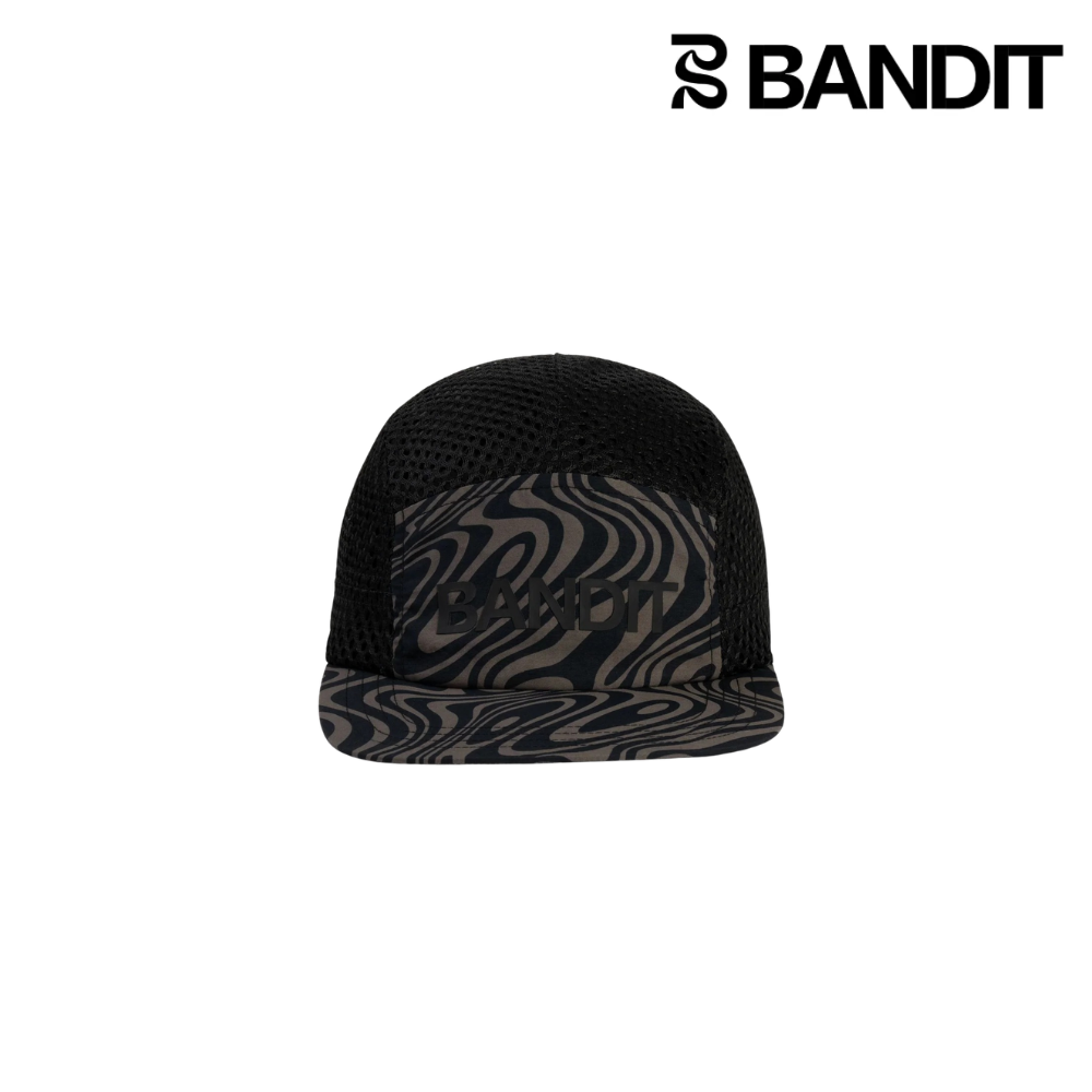 Buy Bandit Unisex Mesh Run Hat - Cocoa / Black for running in Singapore - Running Lab SG