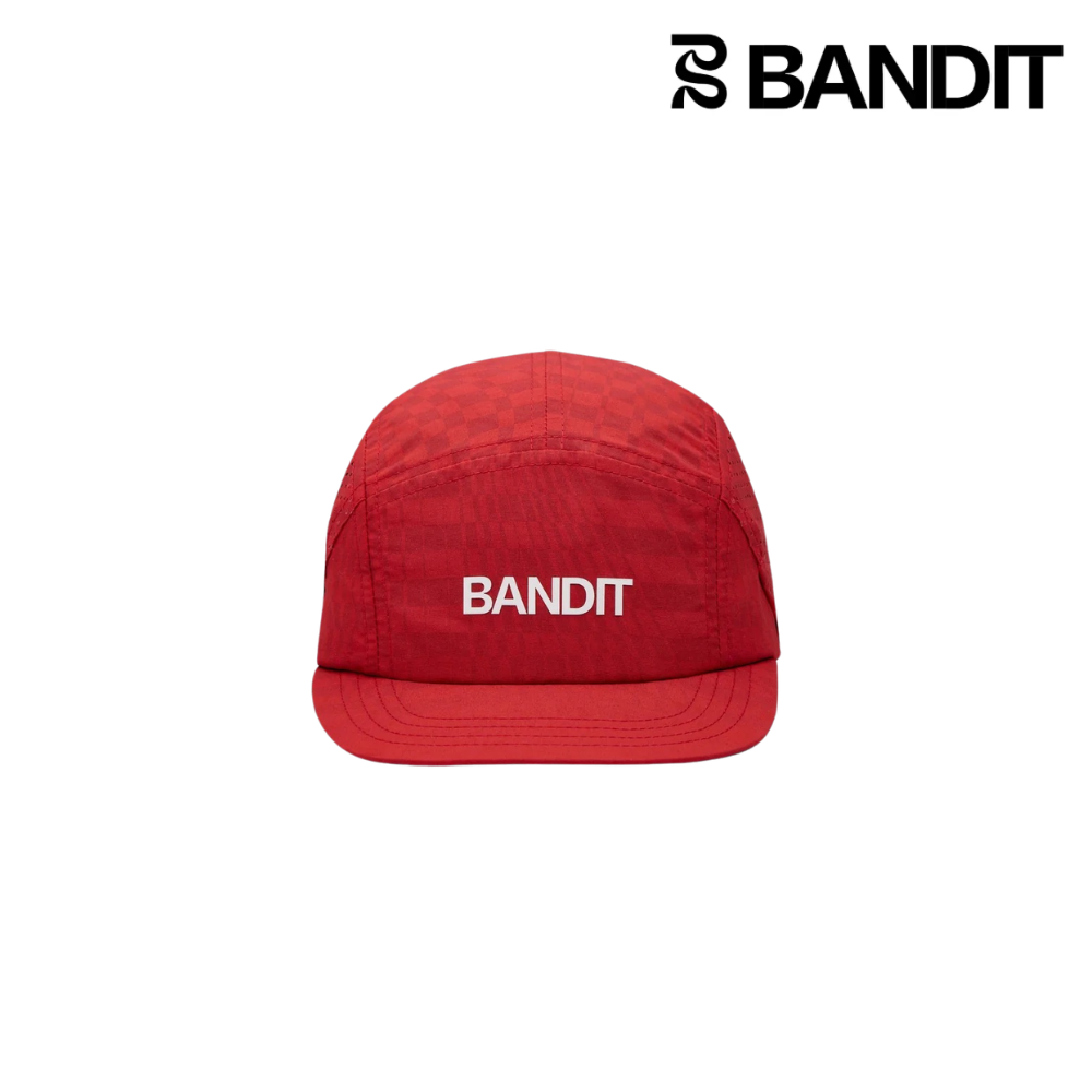 Buy Bandit Unisex Nylon Run Hat With Sunglasses Holder - Oxide Red / Signal Red for running in Singapore - Running Lab SG