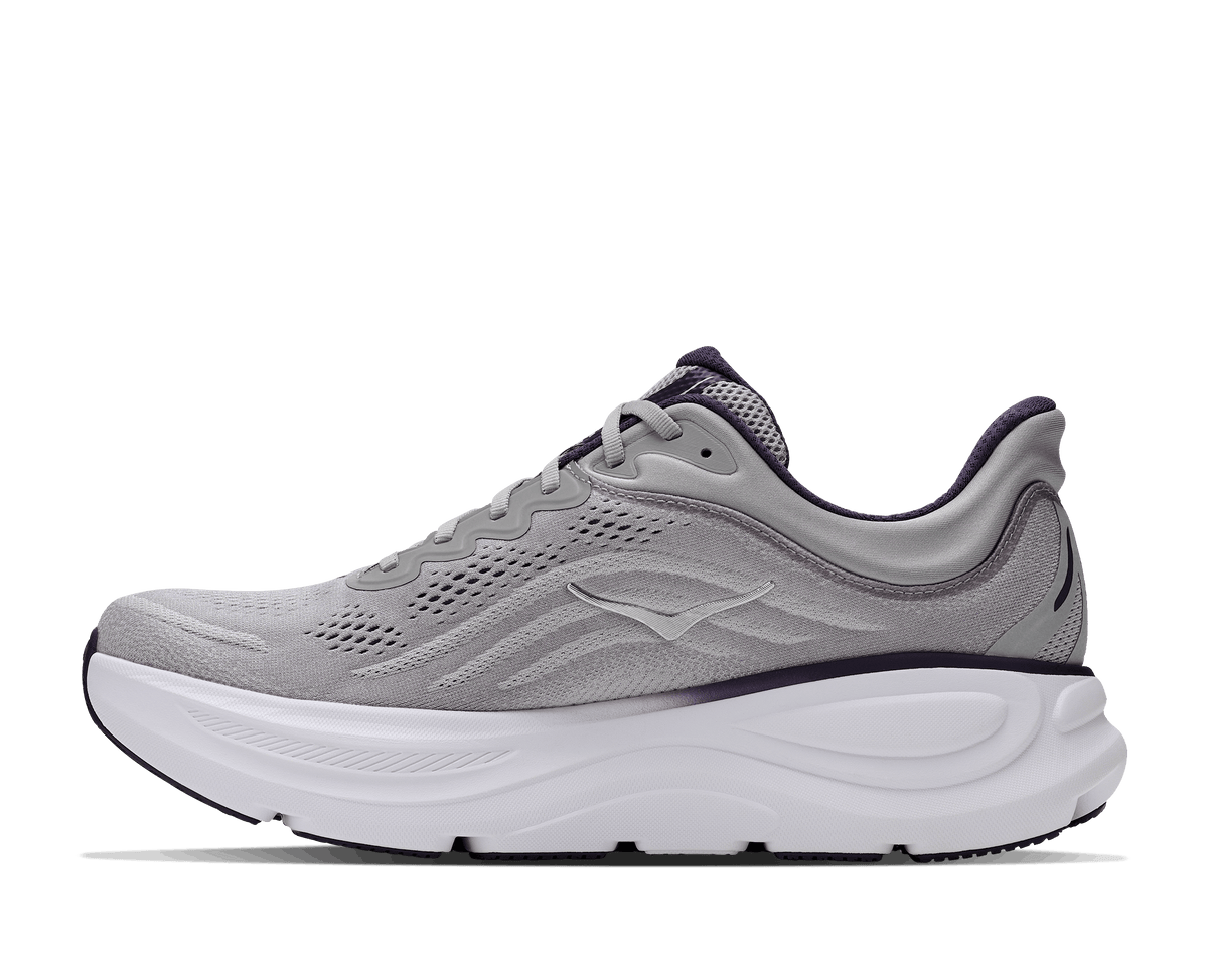 Buy HOKA Men Bondi 9 Wide - Stellar Grey / Squid Ink for running in Singapore - Running Lab SG