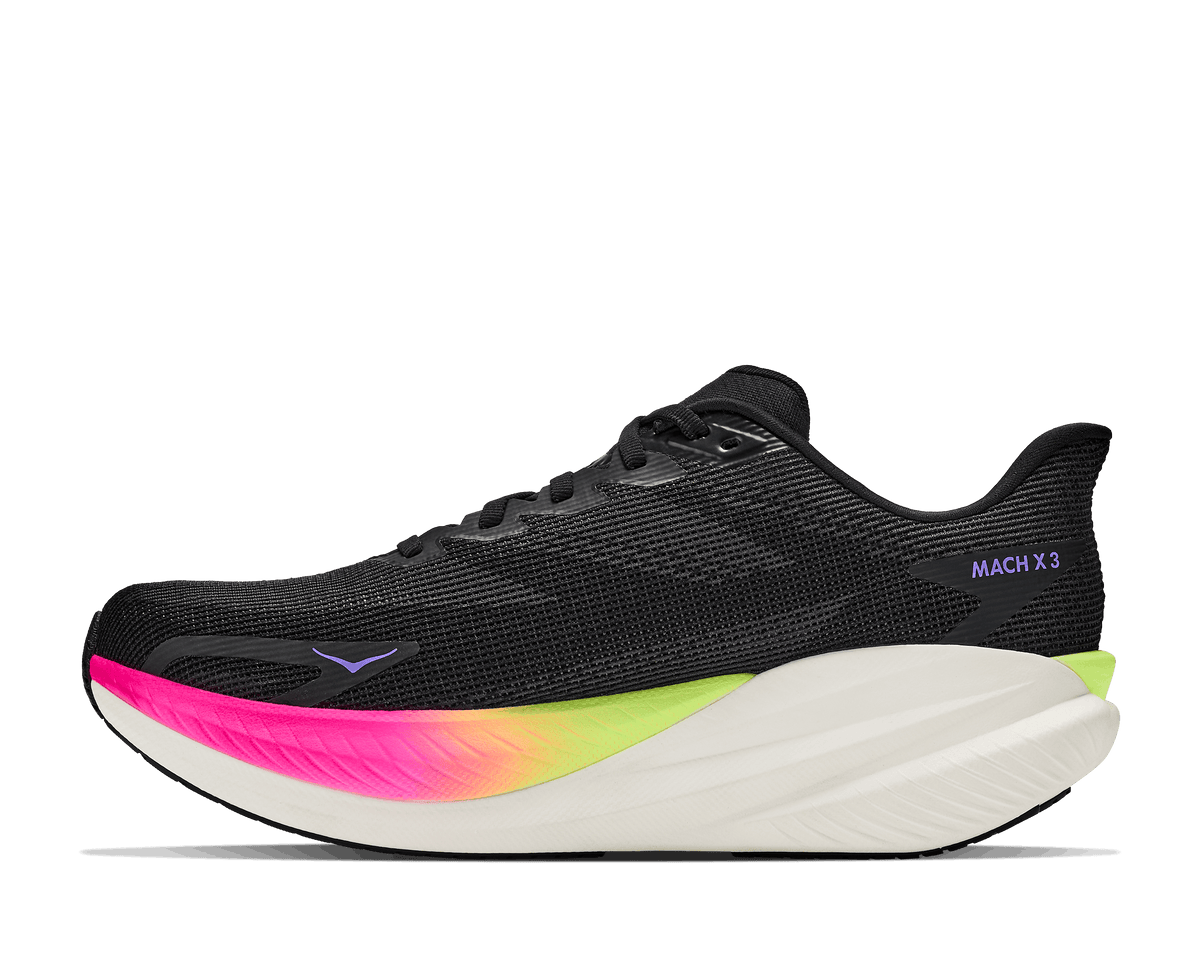 Buy HOKA Men Mach X 3 - Black / Neon Nebula for running in Singapore - Running Lab SG