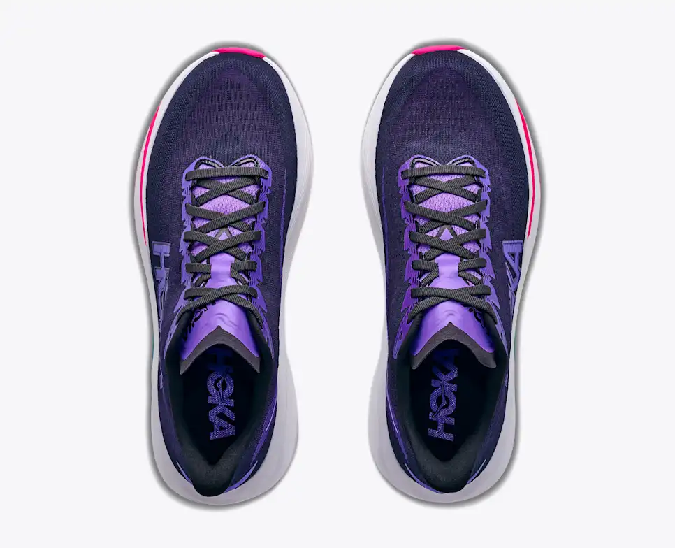 Buy HOKA Men Mach 7 Wide - Carbon Black / Cosmic Purple for running in Singapore - Running Lab SG