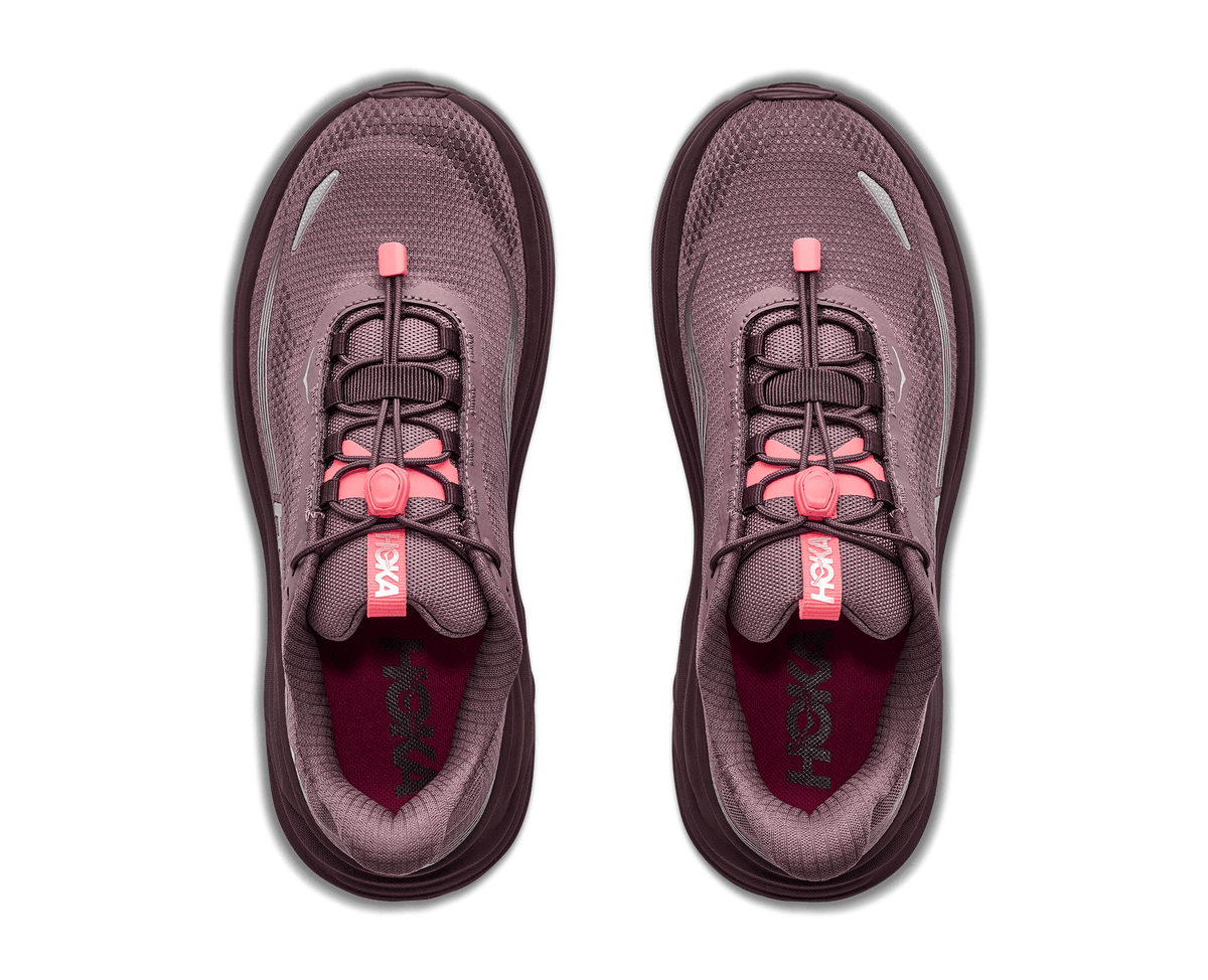 HOKA Women Clifton 11 GTX Wide - Smoky Quartz / Deep Mauve
