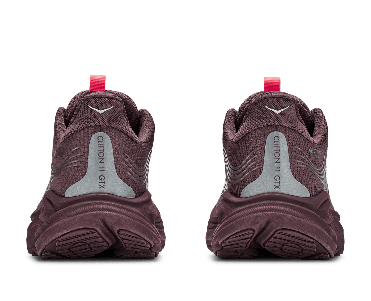 HOKA Women Clifton 11 GTX Wide - Smoky Quartz / Deep Mauve