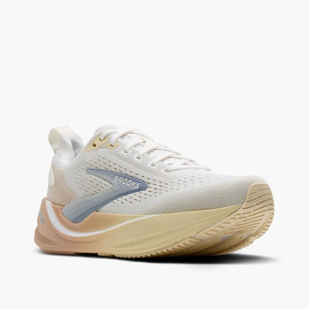 Buy Brooks Women Ghost Max 4 Wide - White / Rose / Rutabaga for running in Singapore - Running Lab SG