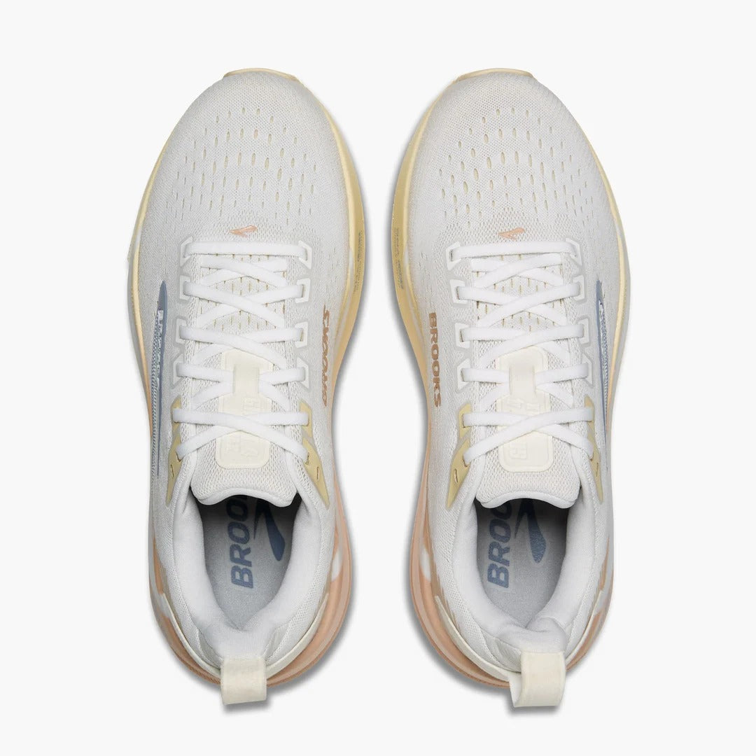 Buy Brooks Women Ghost Max 4 Wide - White / Rose / Rutabaga for running in Singapore - Running Lab SG