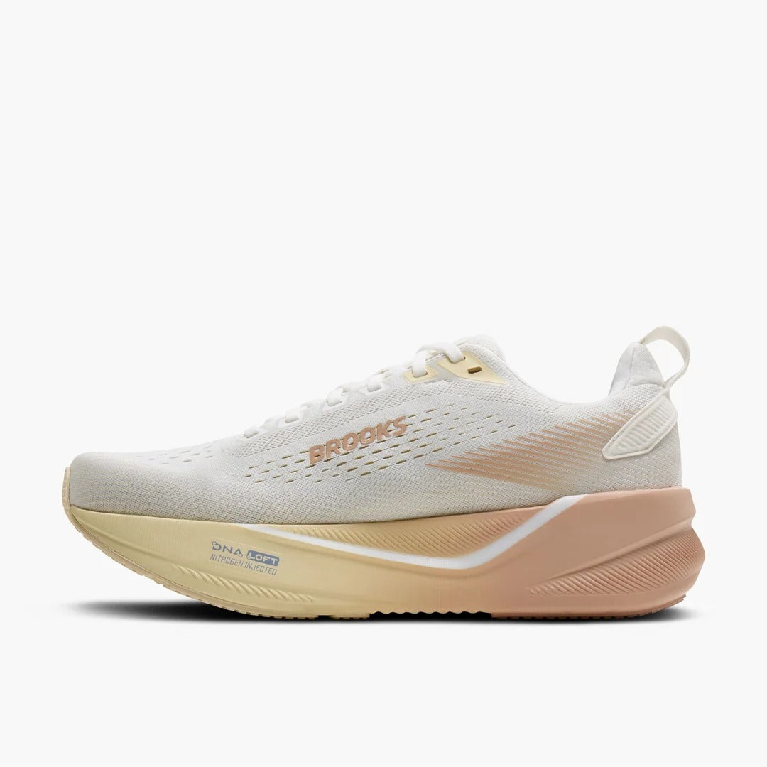 Buy Brooks Women Ghost Max 4 Wide - White / Rose / Rutabaga for running in Singapore - Running Lab SG