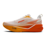 Buy Brooks Men Ghost Max 4 Wide - White / Orange / Red for running in Singapore - Running Lab SG