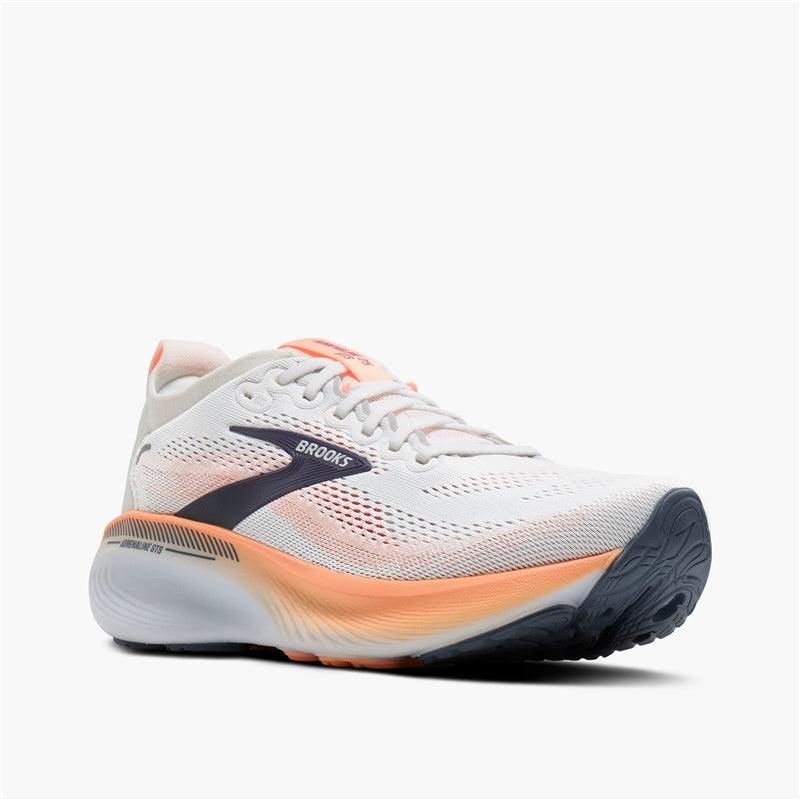 Buy Brooks Women Adrenaline GTS 25 Wide - Oyster Mushroom / Peach / Grape for running in Singapore - Running Lab SG