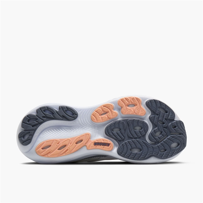 Buy Brooks Women Adrenaline GTS 25 Wide - Oyster Mushroom / Peach / Grape for running in Singapore - Running Lab SG