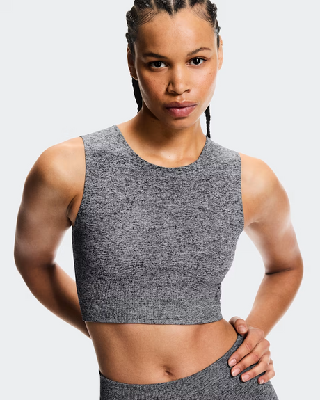On Women Studio Knit Crop - Graphite / Heather