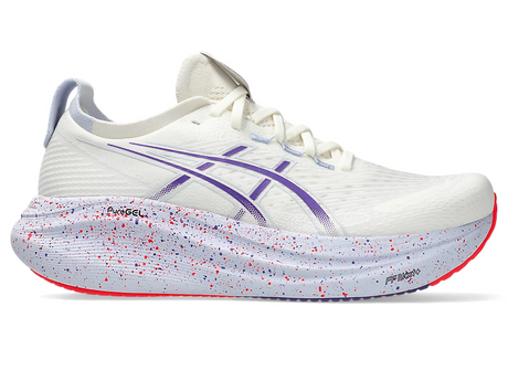 ASICS Men Gel-Nimbus 27 Tokyo - Cream / Edo Purple