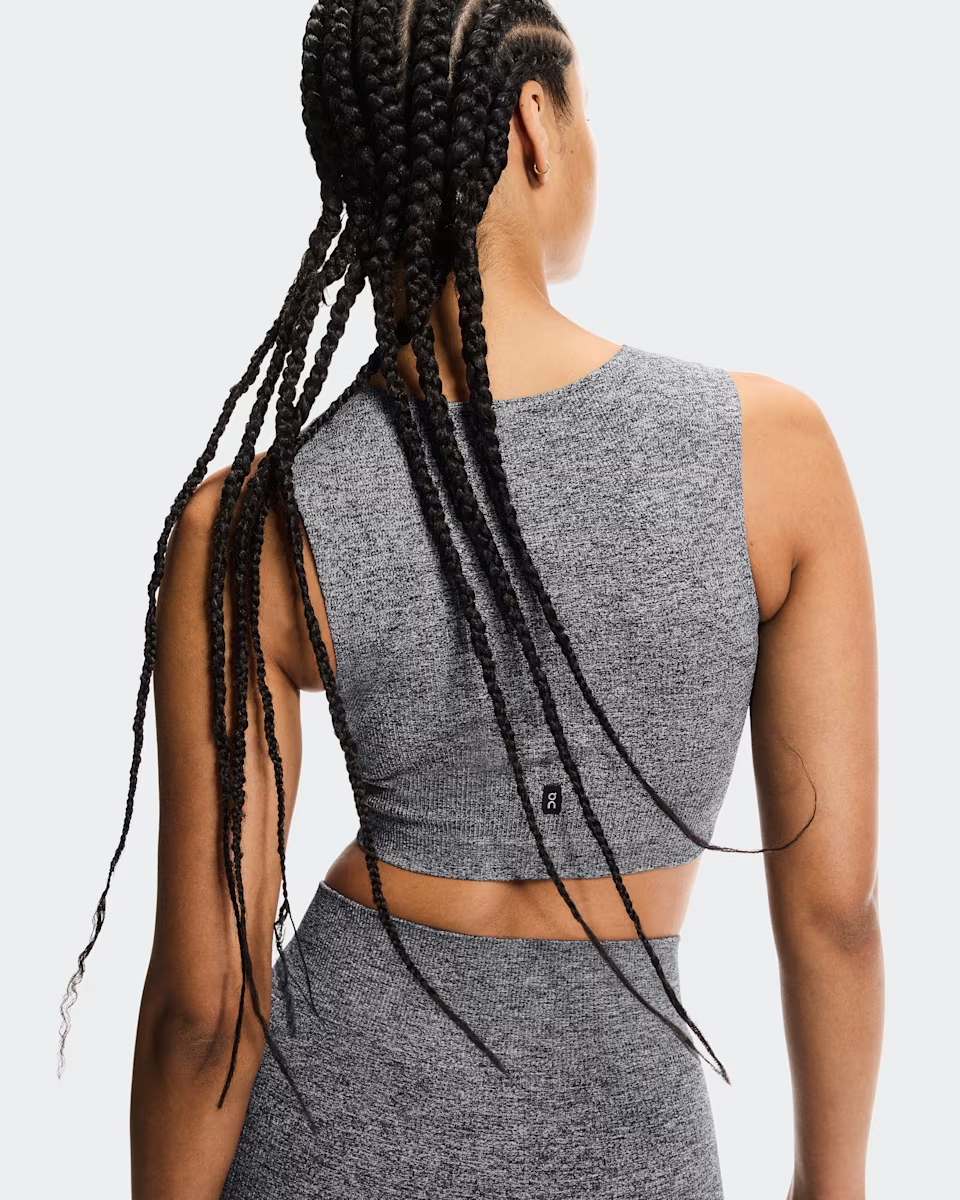 On Women Studio Knit Crop - Graphite / Heather