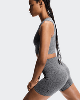 Buy On Women Studio Knit Shorts - Graphite / Heather for running in Singapore - Running Lab SG