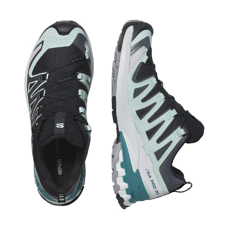 Salomon Women XA Pro 3D V9 GTX - Black / Bleached Aqua / Harbor Blue