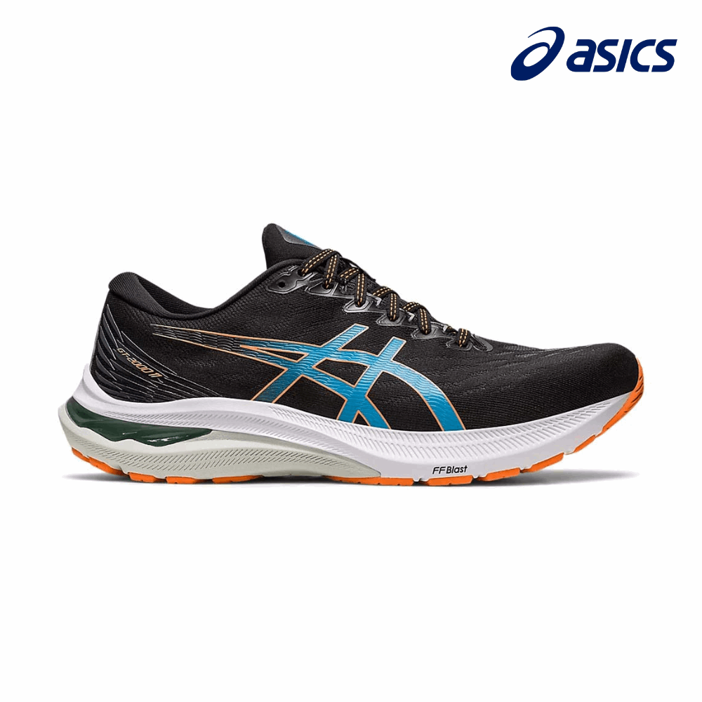 ASICS Men GT 2000 11 2E Black Sun Peach Running Lab Singapore