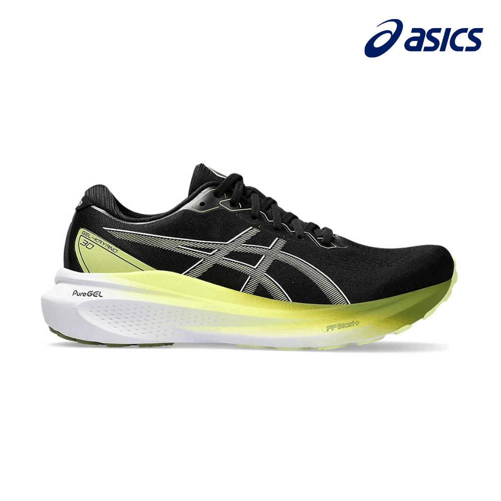 ASICS Men Gel Kayano 30 2E Black Glow Yellow