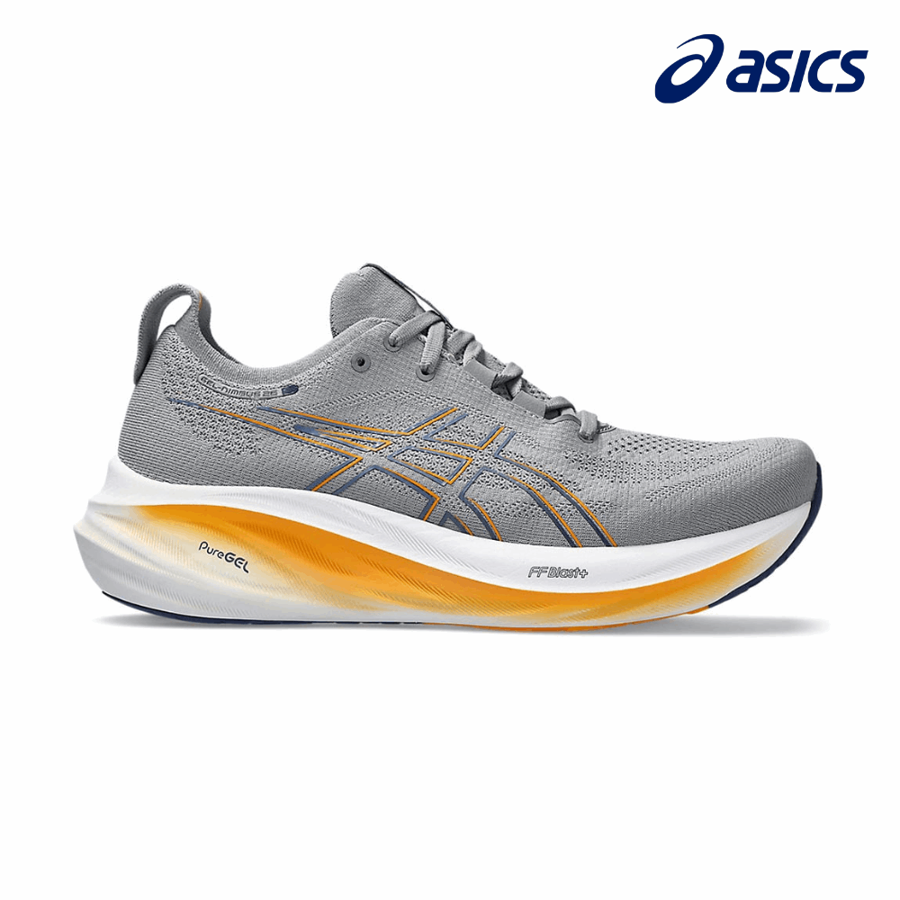 ASICS Men Gel Nimbus 26 2E Sheet Rock Thunder Blue Running Lab Singapore