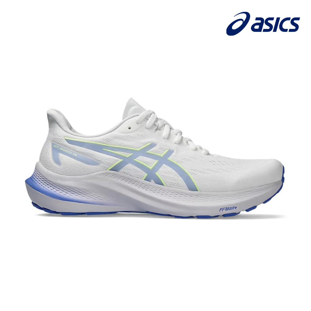 white asics runners