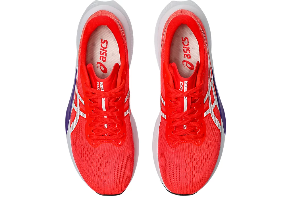 ASICS Men Magic Speed 4 Wide - Flash Red / White