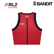 Buy Bandit Women Adapto 2-Way Zip Race Crop - Oxide Red for running in Singapore - Running Lab SG