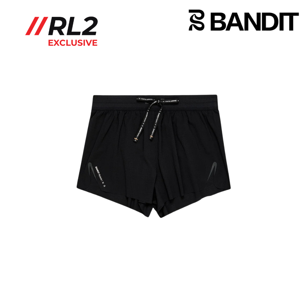 Buy Bandit Women Ripspeed 3" Split Shorts - Black for running in Singapore - Running Lab SG
