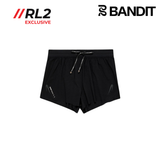 Buy Bandit Women Ripspeed 3" Split Shorts - Black for running in Singapore - Running Lab SG