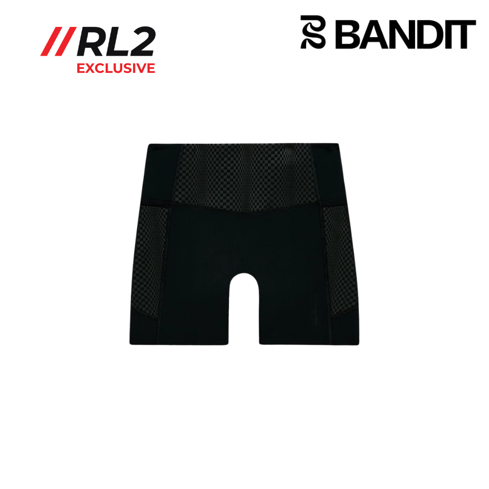 Buy Bandit Women Stamina-V Threshold 5" High Waist Compression Shorts - Black for running in Singapore - Running Lab SG