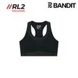 Buy Bandit Women Stamina-V Threshold Run Bra - Black for running in Singapore - Running Lab SG
