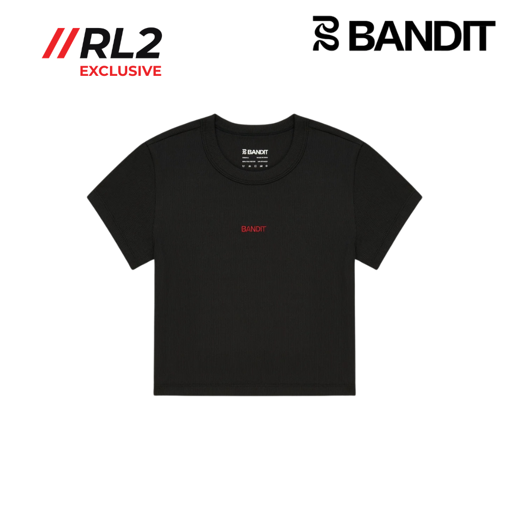 Buy Bandit Women Vituccia Cropped Performance Tee - Black for running in Singapore - Running Lab SG