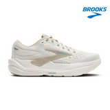 Buy Brooks Women Ghost Max 3 Wide - Coconut / Chateau Grey / Blue for running in Singapore - Running Lab SG