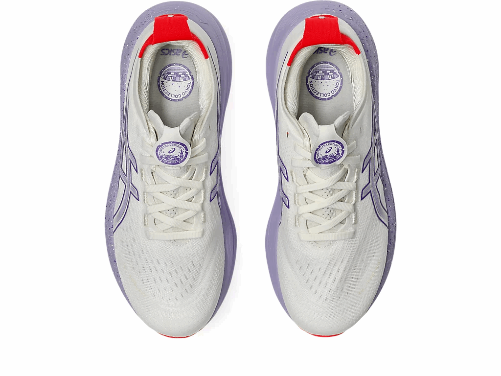 ASICS Women Gel-Nimbus 27 Tokyo - Cream / Edo Purple