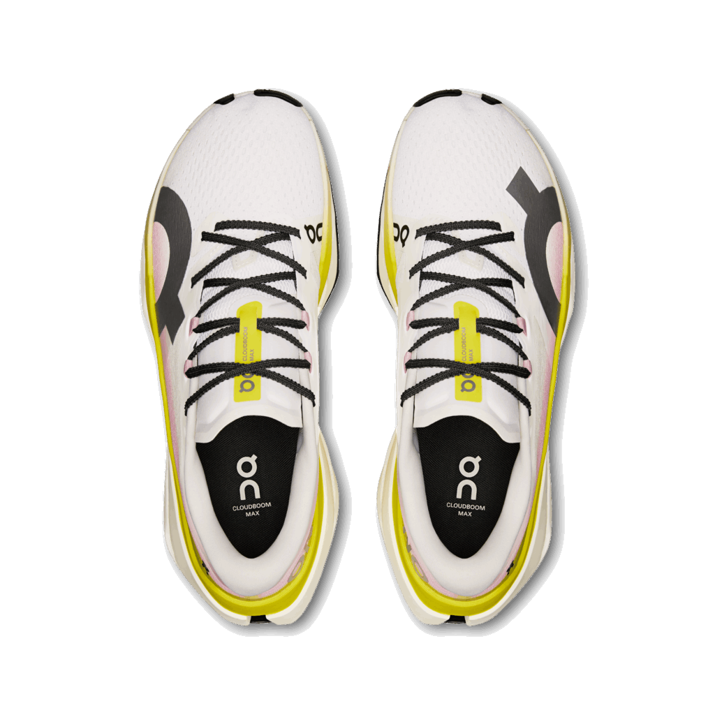 On Men Cloudboom Max - Lime / Raspberry