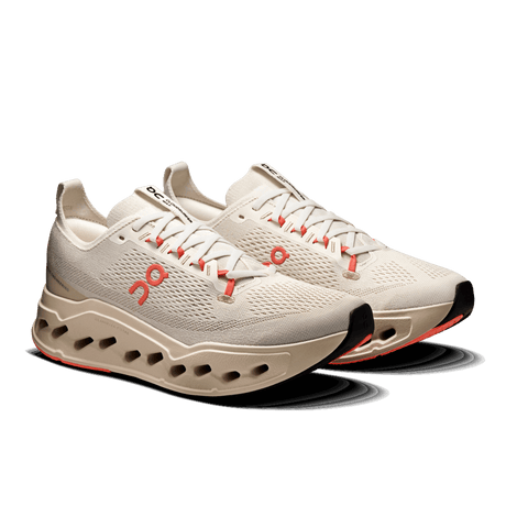 On Women Cloudsurfer Max - Ivory / Salmon