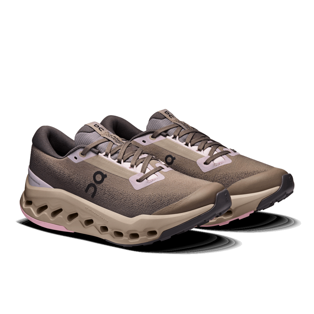 On Women Cloudsurfer Trail 2 Waterproof - Cinder / Desert