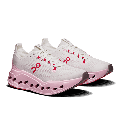 Buy On Women Cloudsurfer Max - Ivory / Peony for running in Singapore - Running Lab SG