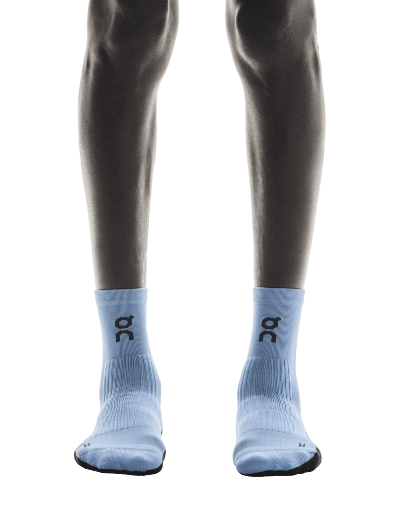 On Unisex Trail Sock High 2 Pack - Glacier / Dust