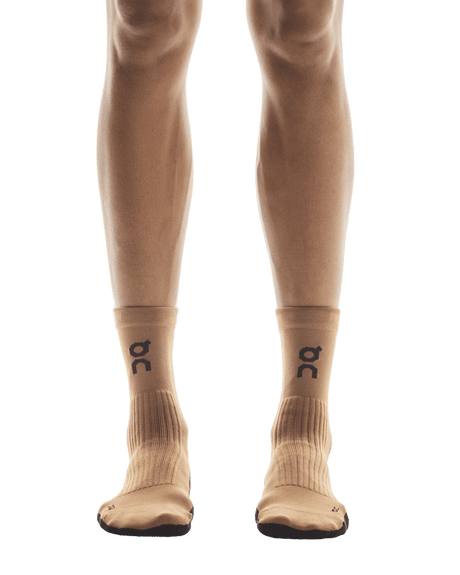 On Unisex Trail Sock High 2 Pack - Black / Sphinx