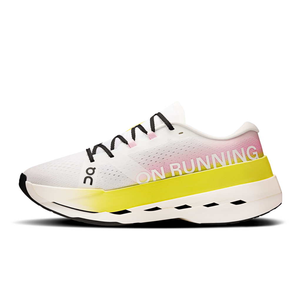 On Men Cloudboom Max - Lime / Raspberry