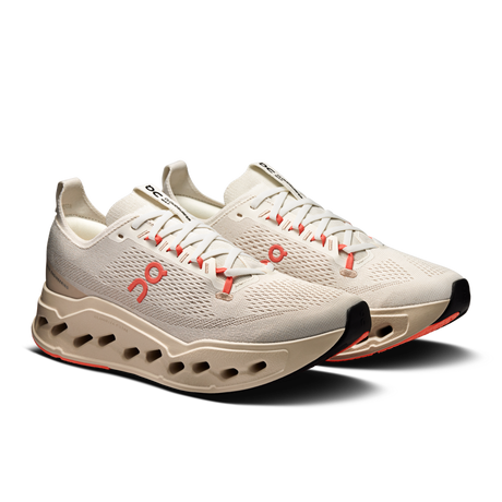 On Women Cloudsurfer Max - Ivory / Salmon