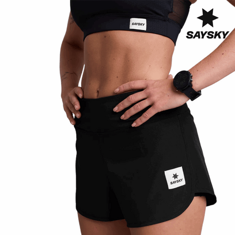 Buy SAYSKY Women Pace Shorts 3" - Black for running in Singapore - Running Lab SG