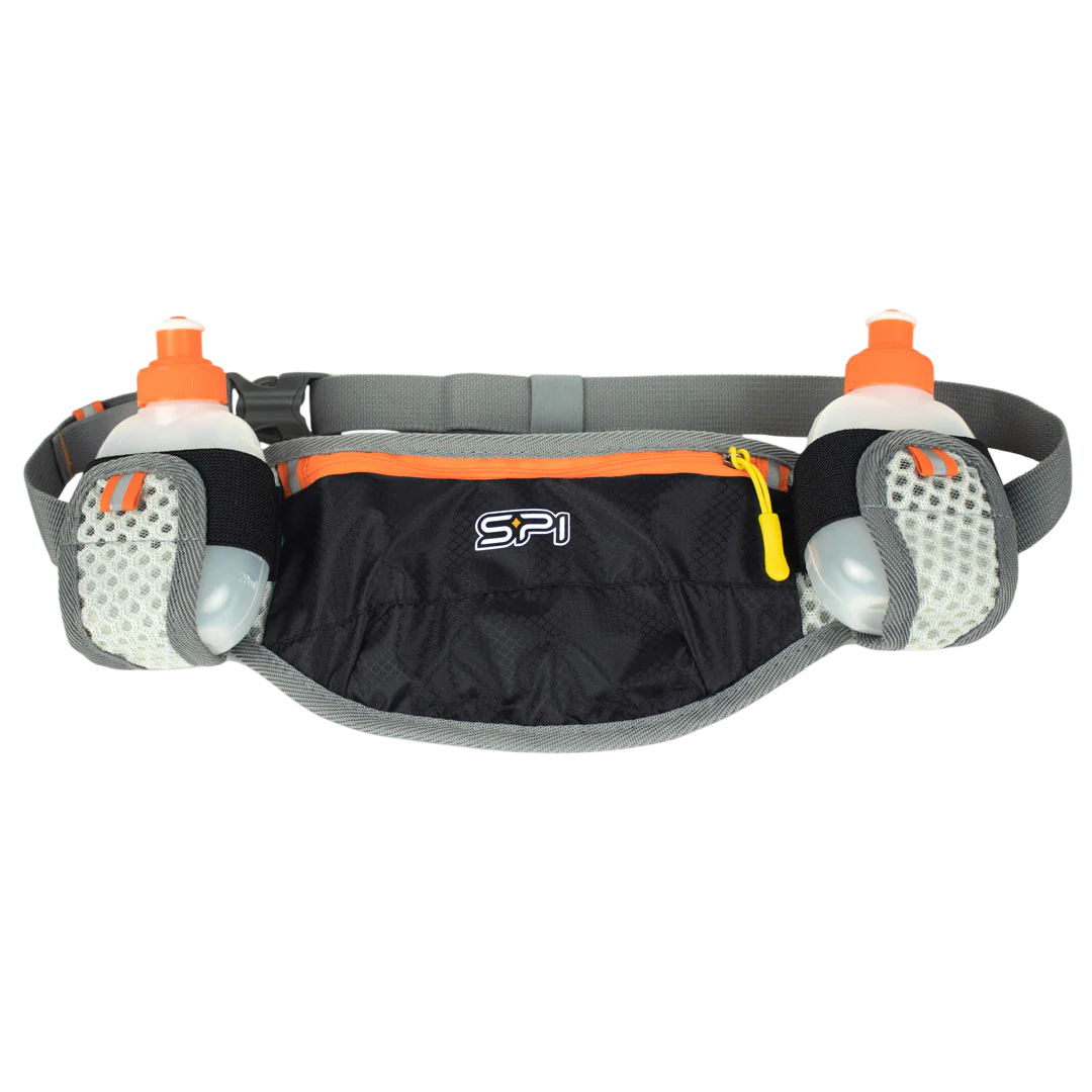 SPIbelt Hydration Pack - Black / Orange Zipper