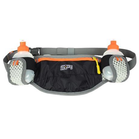 SPIbelt Hydration Pack - Black / Orange Zipper