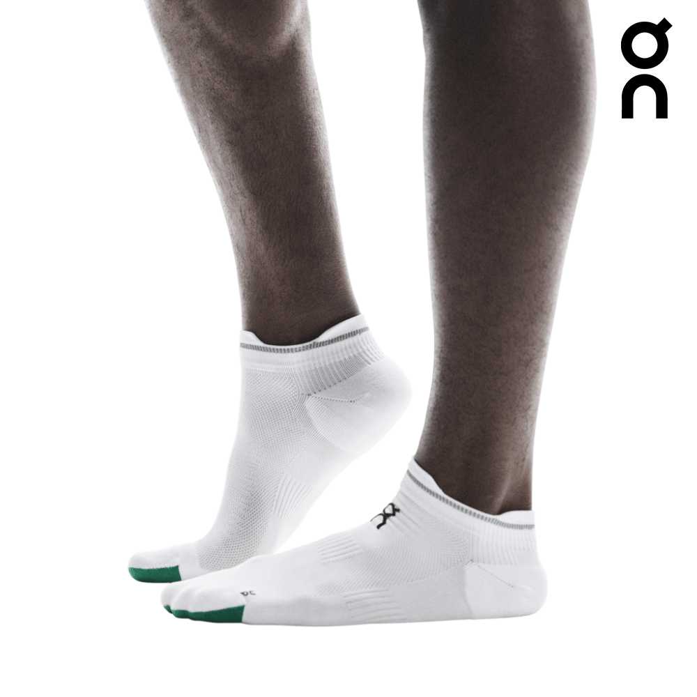 On Unisex Elite Run Sock Low - White / Ivory – Running Lab Singapore