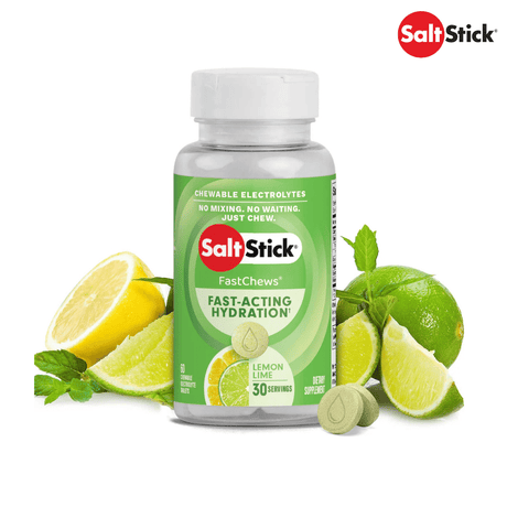 Buy SaltStick FastChews - Lemon Lime 60ct Bottle - Expiry Date: Mar/Jun 2027 for running in Singapore - Running Lab SG